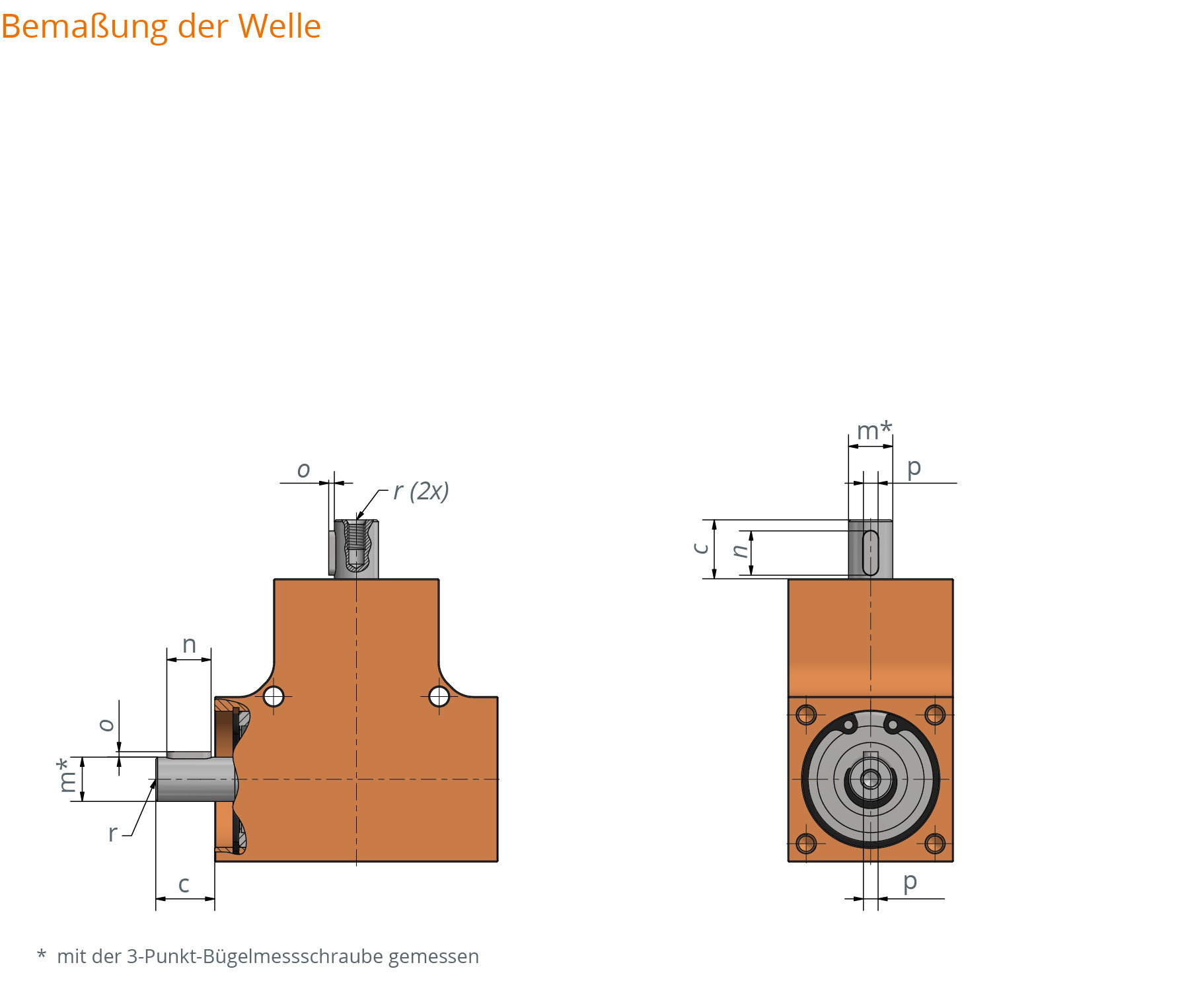 Angular gear Ket-Bee 200X TxC-Gearbox