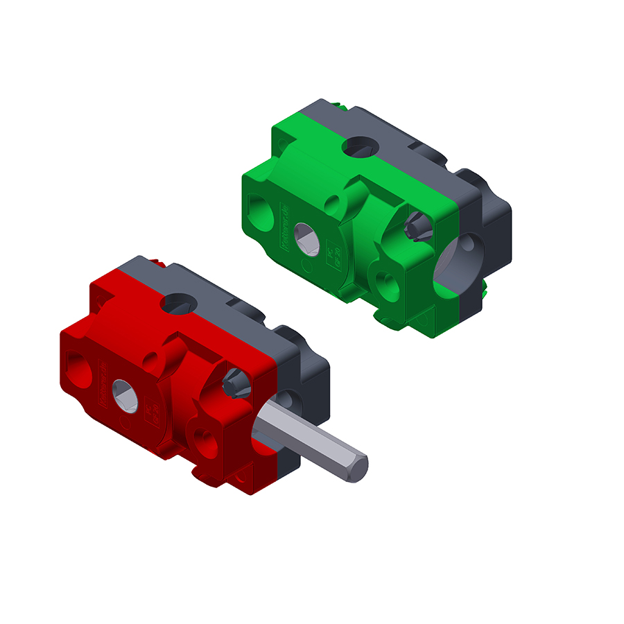Umlenkgetriebe 3045 Kegelradgetriebe für die Umlenkung einer Drehbewegung im 90° Winkel