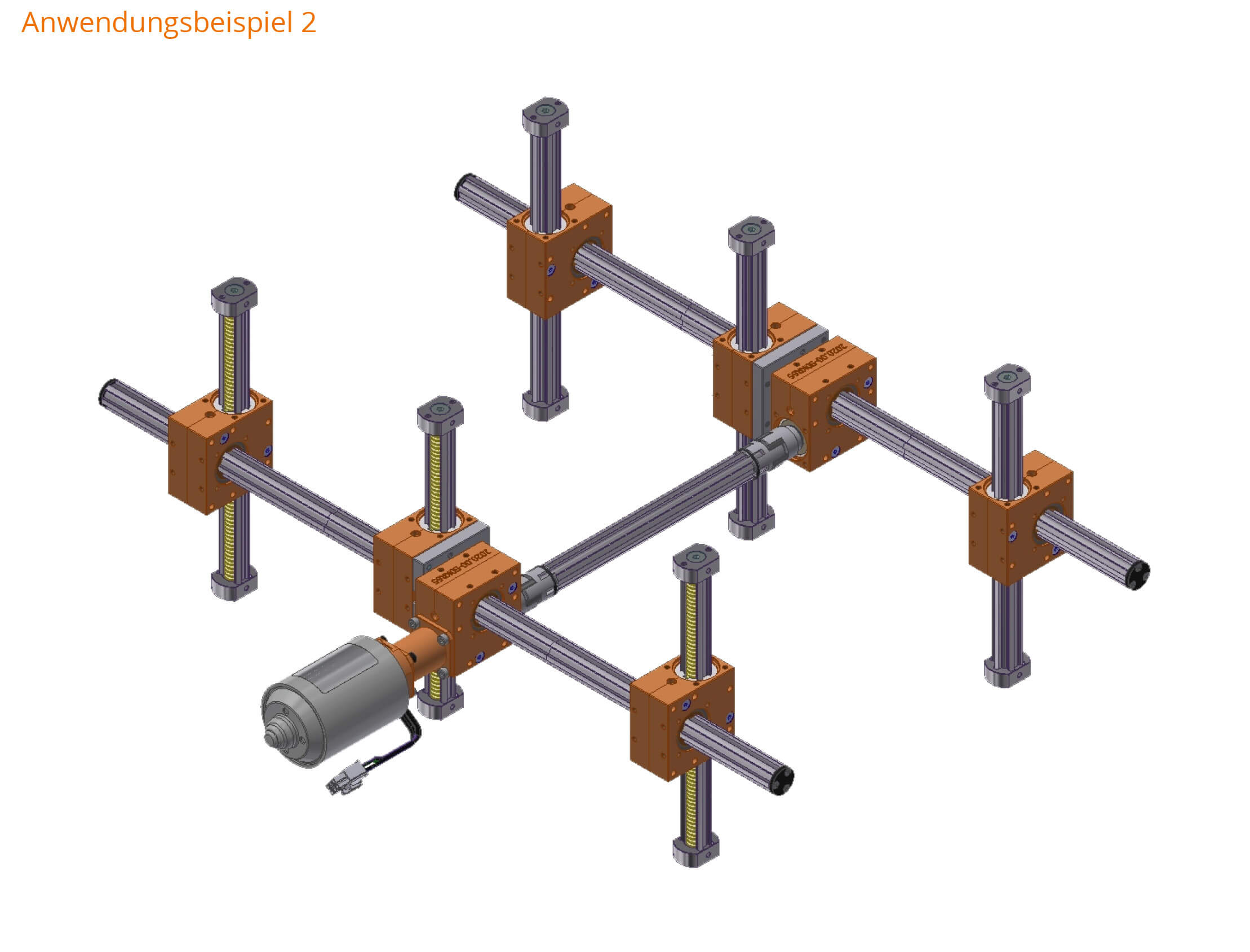 Worm gear reducer Ket-Motion 2020 with splined shaft connection