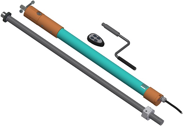 Elektromotorischer Spindelantrieb l 230V l 120U/min bei 5Nm Elektromotorischer Spindelantrieb l 230V l 120U/min bei 5Nm