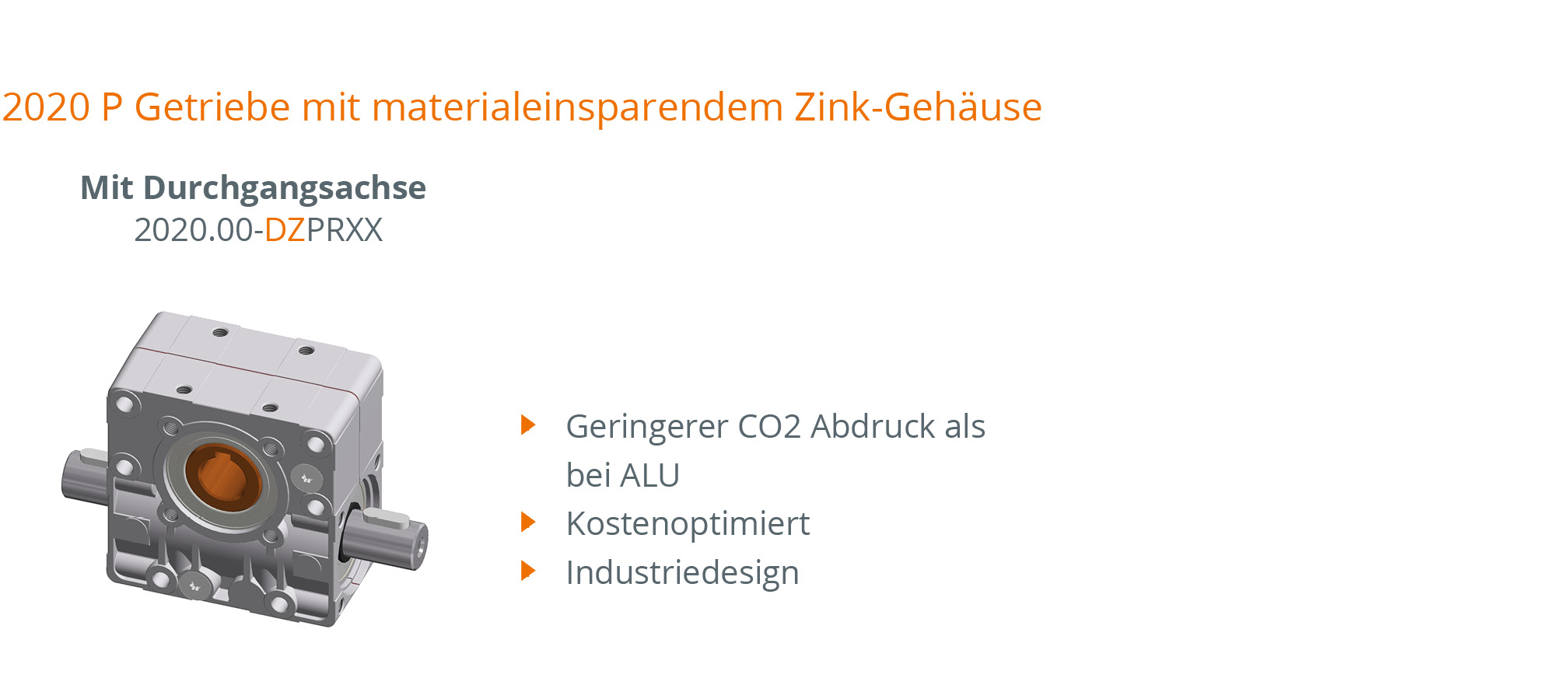 Ket-Motion 2020 worm gear with keyway  Zinc 1:1