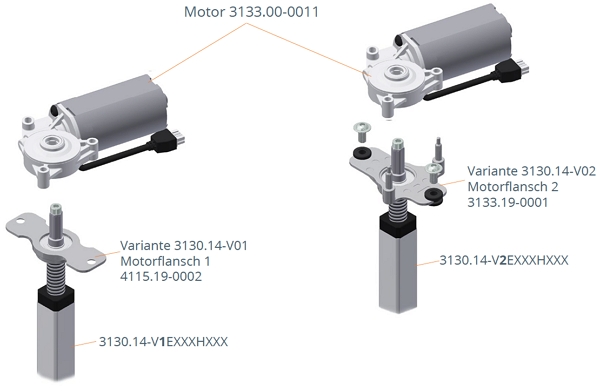 SpindeleinheitmitMotoradapterohneMotorbefestigung Spindeleinheit mit Motoradapter ohne Motorbefestigung