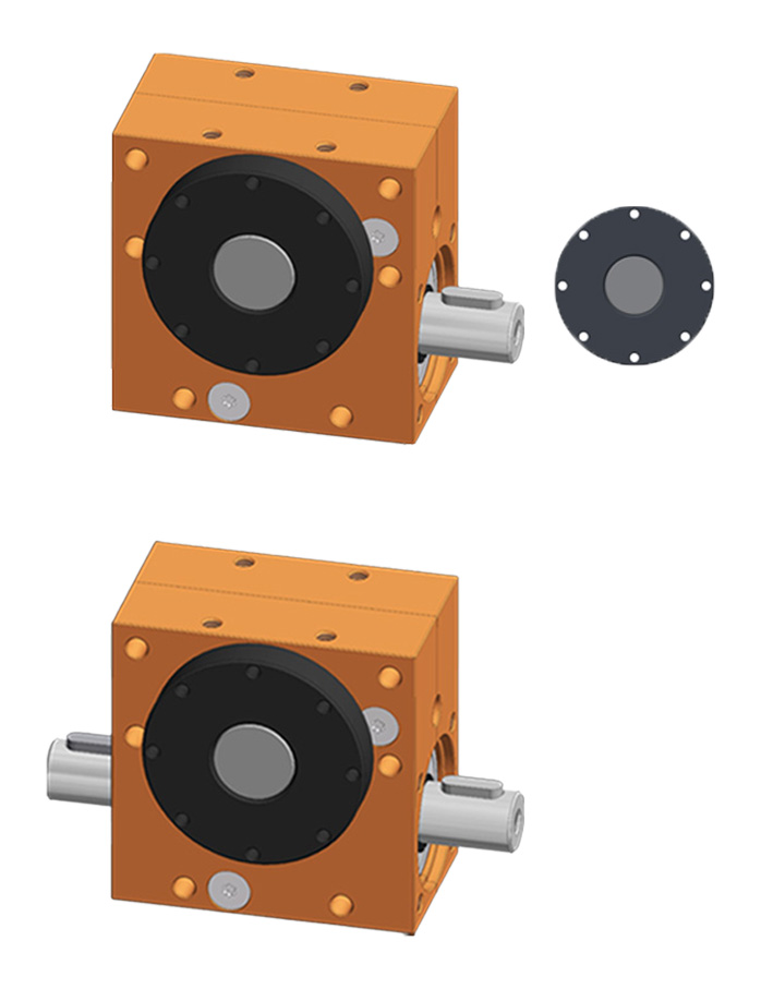 Low-backlash gear Ket-Motion 2020 DS with turntable  Low-backlash gear Ket-Motion 2020 DS with turntable