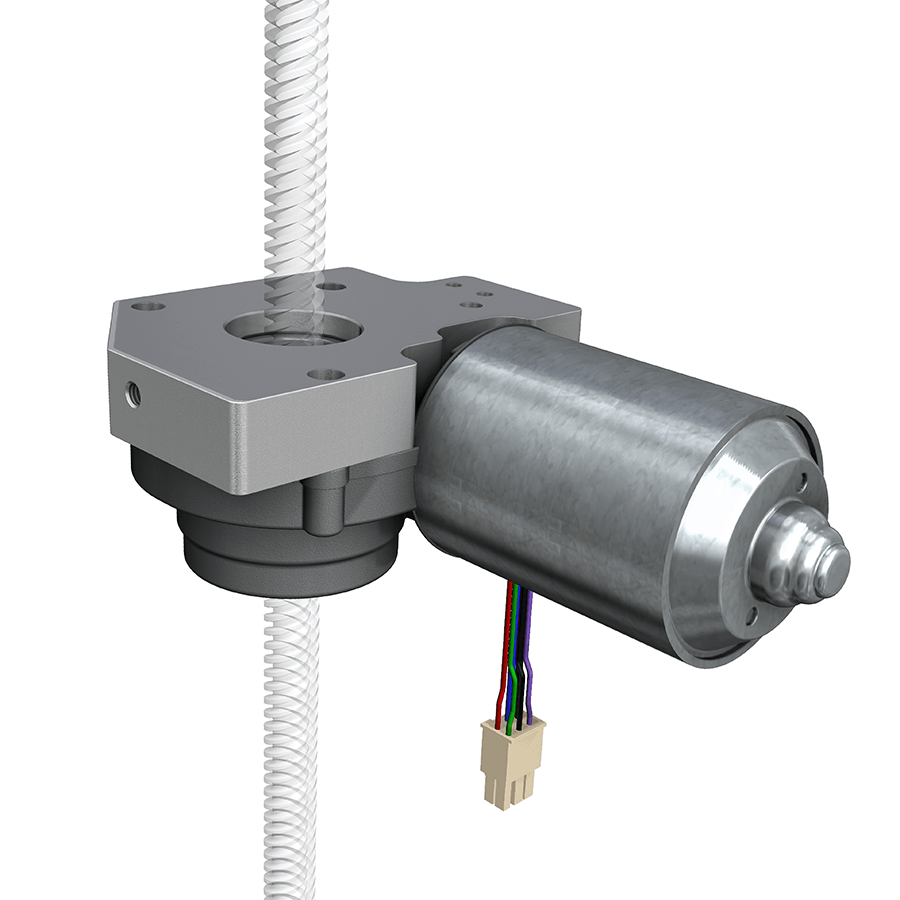 Motorantrieb für Durchgangsspindel Motorantrieb für Durchgangsspindel