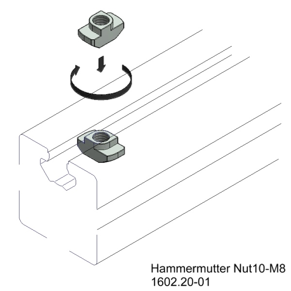 Hammermutter_Nut-10-M8_Zeichnung Hammermutter Nut 10 M8 Zeichnung