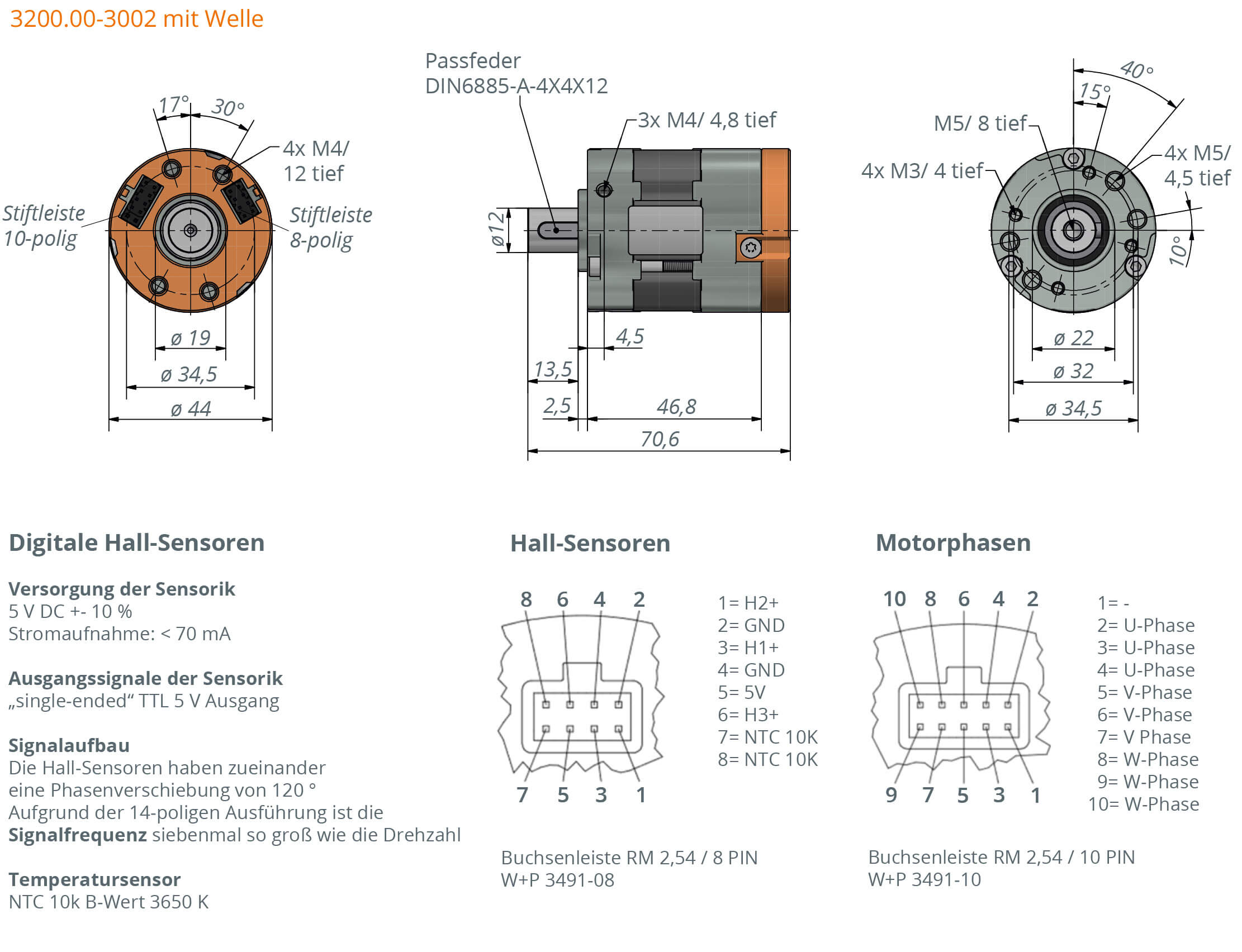 t-Rex 3200 I-44-47-L21 S2 (short version, focus rotational speed) at 24 VDC