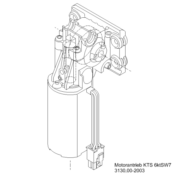 DC_Motor_mit_Getriebe_24V_6kt_SW7_mit_Befestigungsplatte_Zeichnung DC Motor mit Getriebe 24V l 6kt SW7 l mit Befestigungsplatte Zeichnung