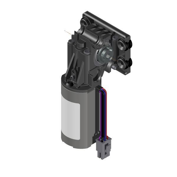 DC_Motor_mit_Getriebe_24V_6kt_SW7_mit_Befestigungsplatte DC Motor mit Getriebe 24V l 6kt SW7 l mit Befestigungsplatte