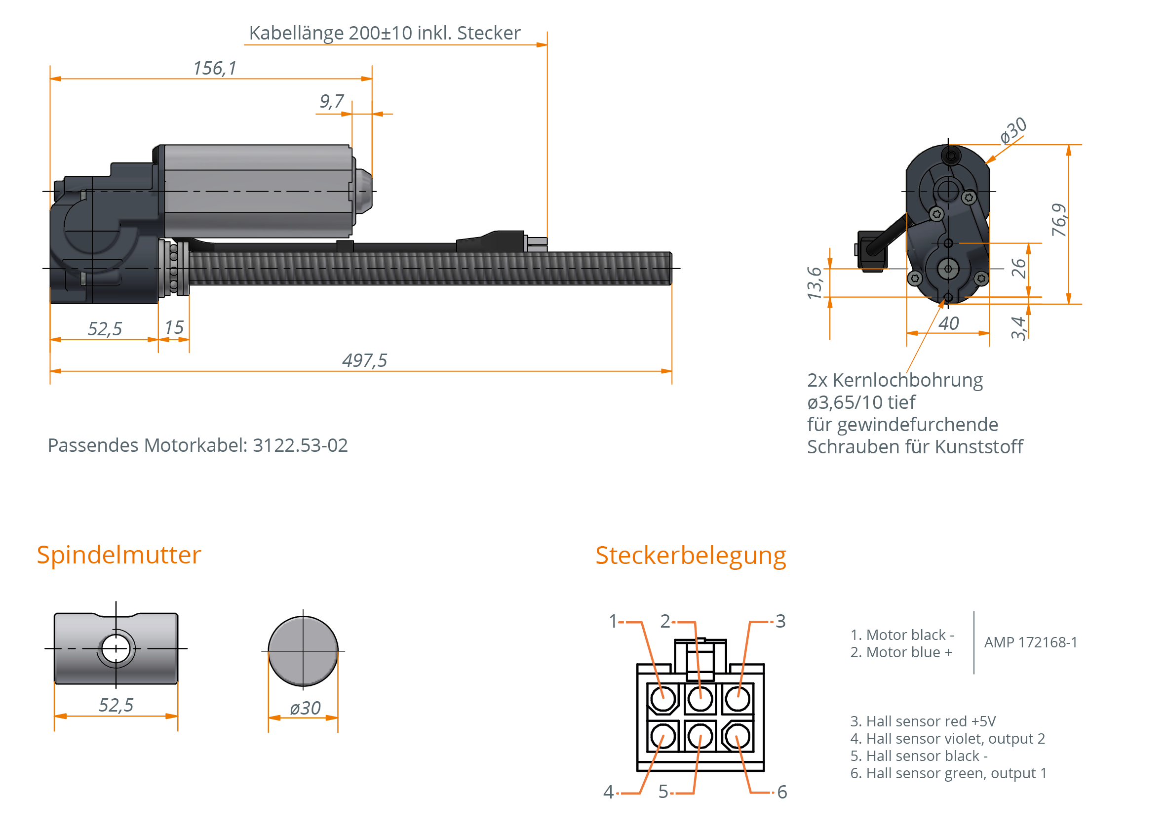 Inline spindle drive 3120 Heavy load