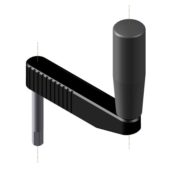 Handkurbel_6ktSW9_Achsenlnge60mm_1 Handkurbel 6kt SW9 l Achsenlänge 60mm l Ausladung 110mm l Einstecktiefe 15mm1