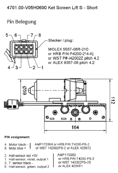 Ket-Screen_TV-Lift_bis25kg_600mm_Hub_Zeichnung2 Ket-Screen, TV-Lift bis 25kg 600mm Hub Zeichnung2
