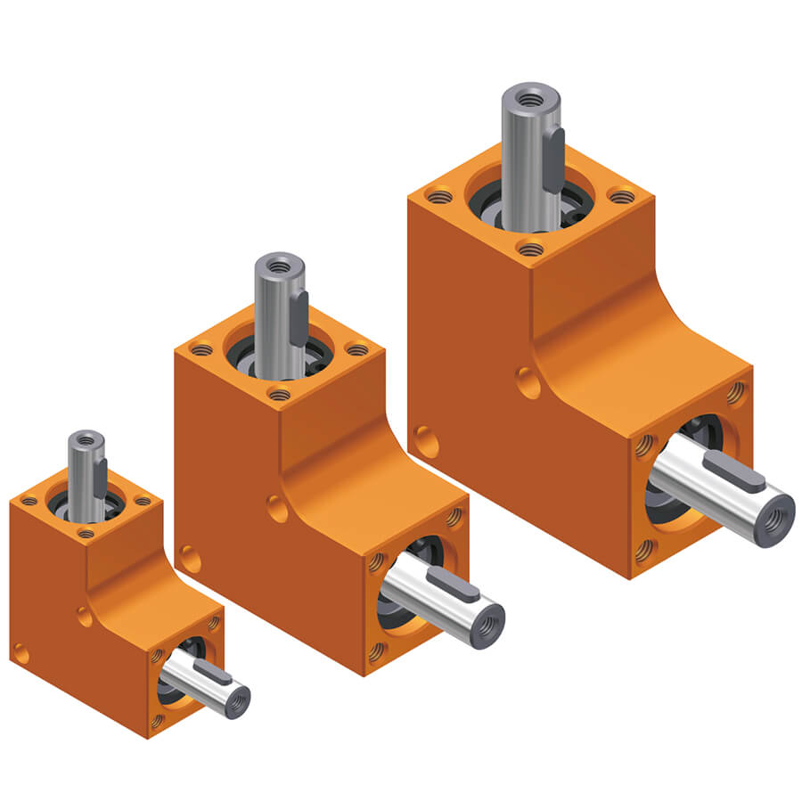 Angular gearbox Ket-Bee 200X L with 2 solid shafts