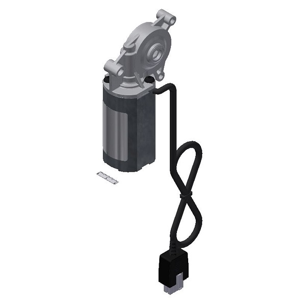 DC_Motor_mit_Getriebe_24V_25Nm_6kt_SW6 DC Getriebemotor 24V l 2,5 Nm l 6kt SW 6 Zeichnung