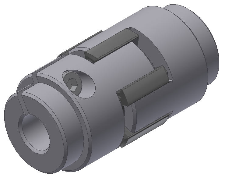 5790-12-0003mT5BlzIzPiSB3 Klauenkupplung l Alu l Ø12mm l Ø8mm