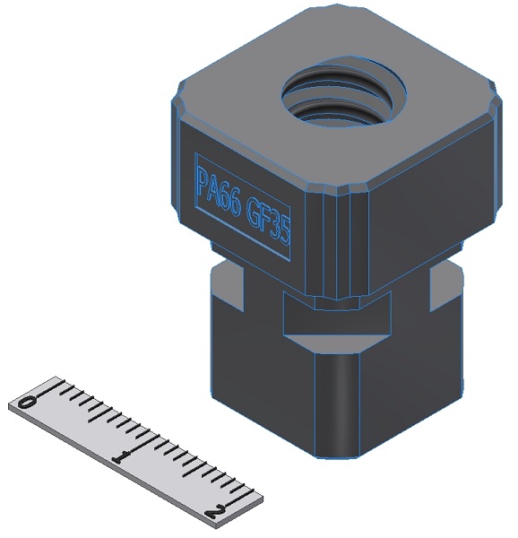 Vierkantmutter_mit_Trapezgewinde_TR10x3_RH Vierkantmutter mit Trapezgewinde TR 10x3 Rechts