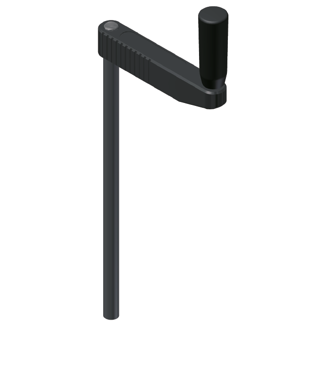 Crank handles hex 6mm Handkurbel aus Aluminium