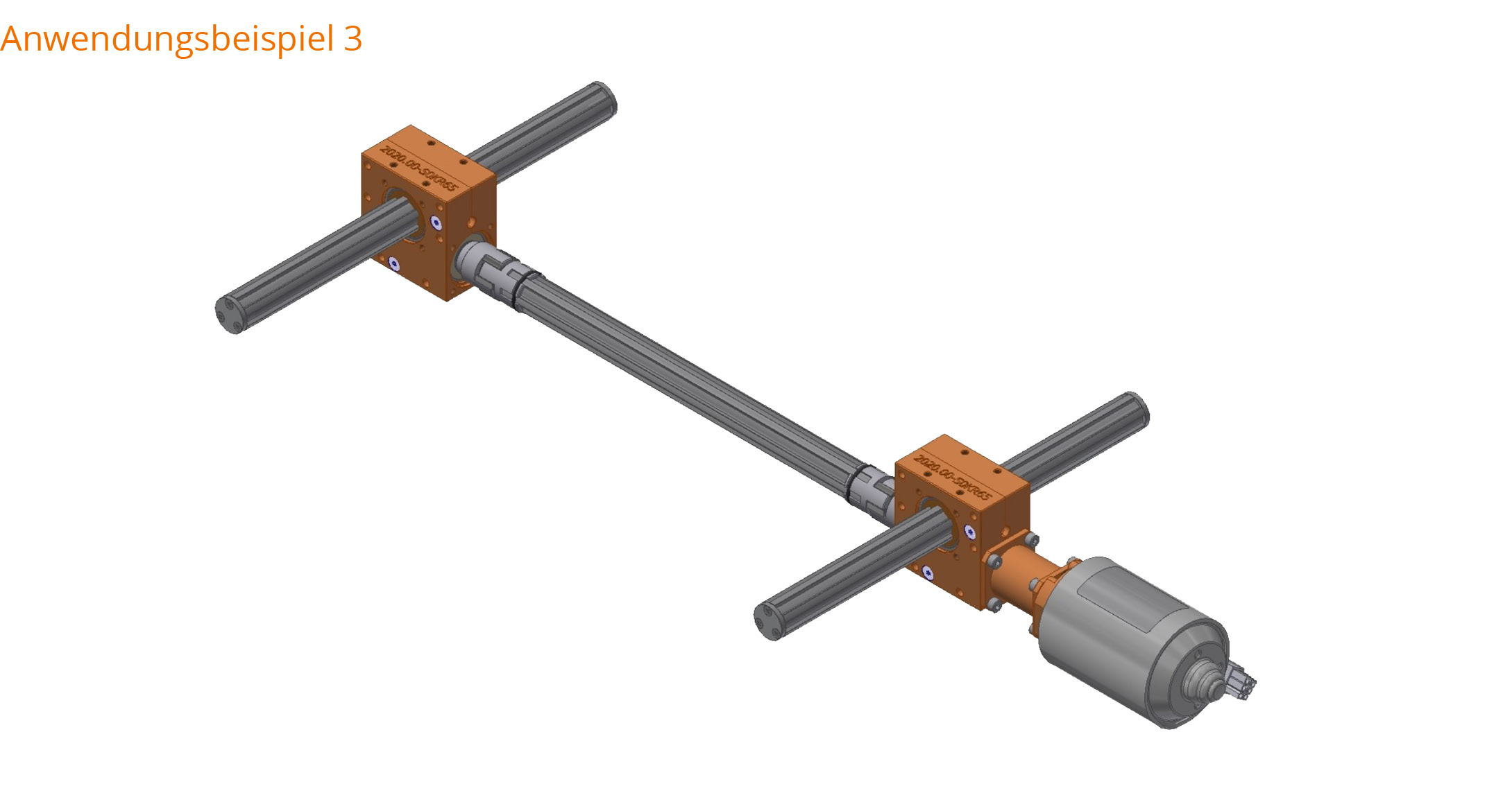 Worm gear reducer Ket-Motion 2020 with splined shaft connection