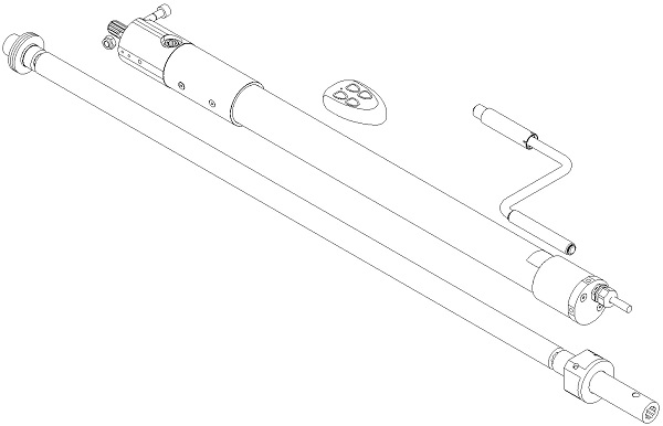 Elektromotorischer Spindelantrieb l 230V l 120U/min bei 5Nm Elektromotorischer Spindelantrieb l 230V l 120U/min bei 5Nm