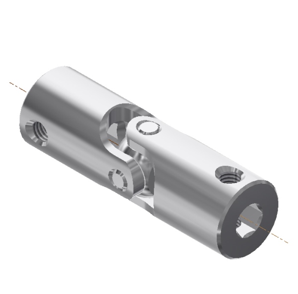 Kreuzgelenk_Stahl_16mm_beidseitige_Bohrung_8mm_1_Stck Stahl Kreuzgelenk l Ø 16mm l beidseitige Bohrung 8mm l 1 Stück