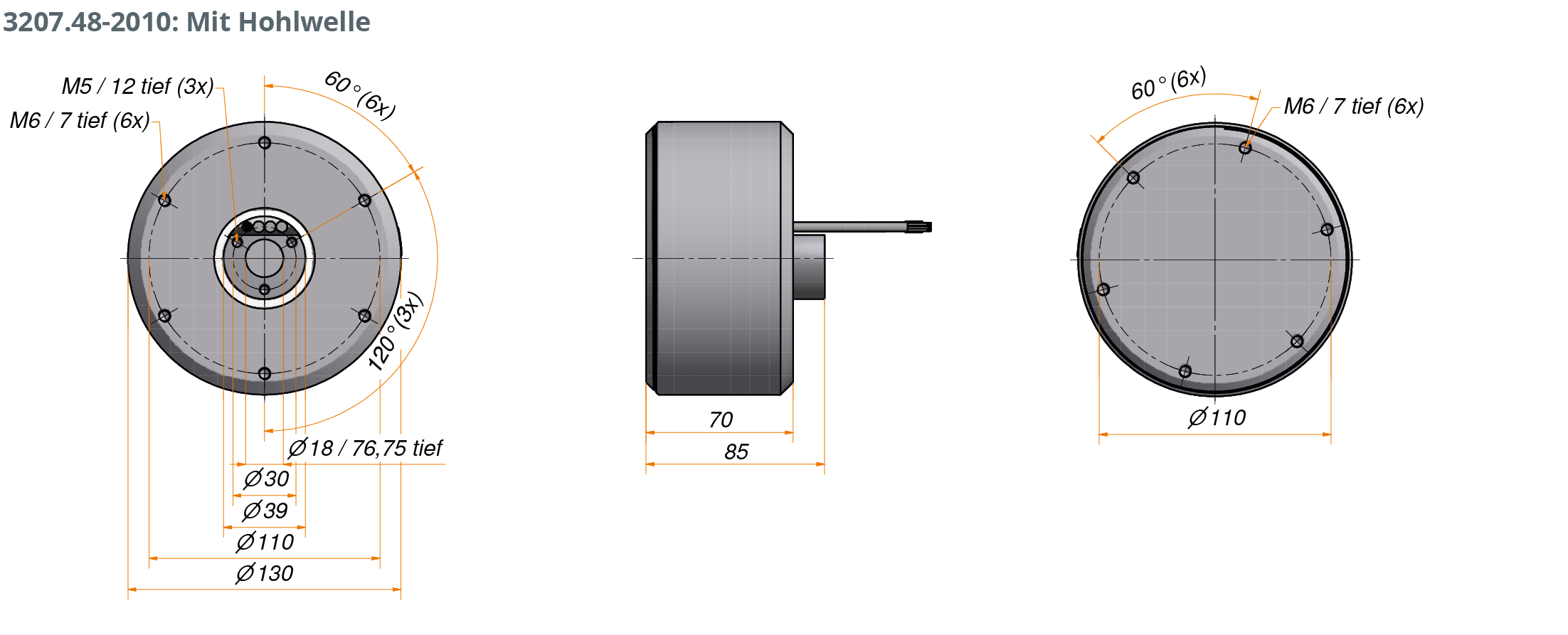 Brushless DC motor 3207 – i-Rex-A-130-70