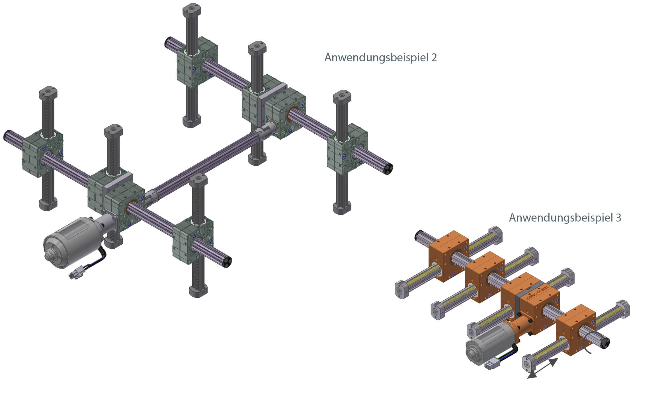 Lineargetriebe Ket-Motion 2020 mit Keilwellenanbindung