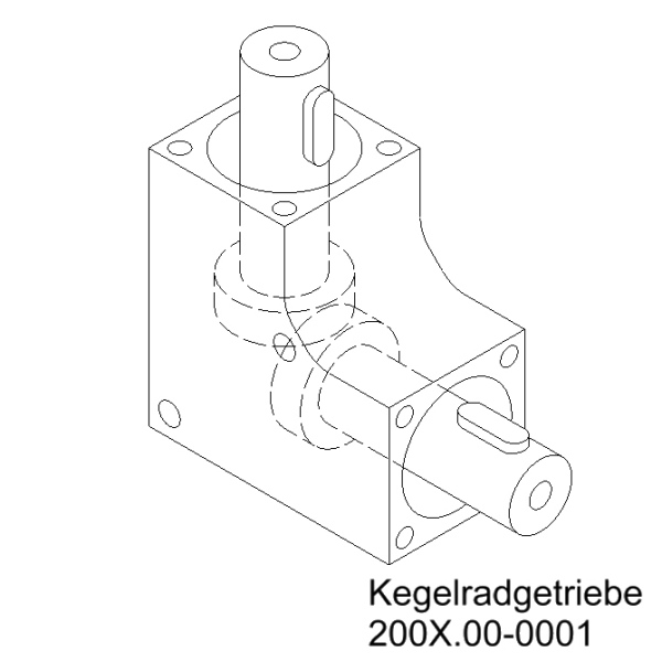 Kegelradgetriebe__Umlenkgetriebe_01Nm_Zeichnung1 Kegelradgetriebe Winkelgetriebe 0,1 Nm Zeichnung